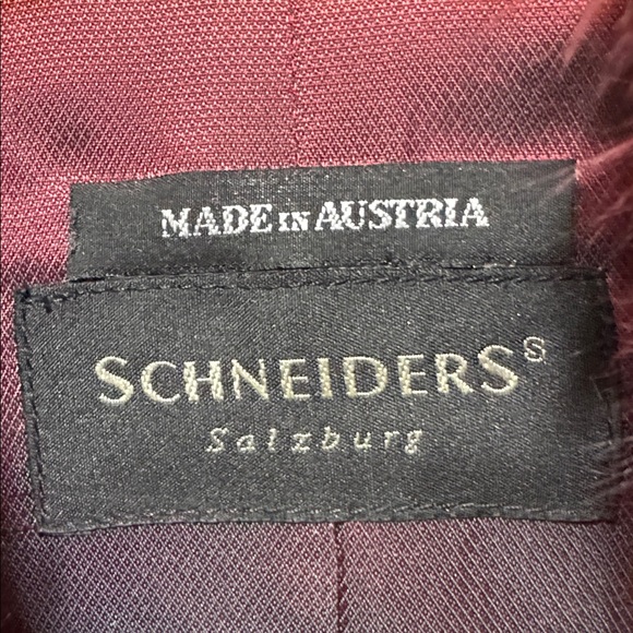 Schneider of Salsburg/Beretta Italy 🇮🇹 Women's Multicolor Lambswool Plaid Blazer - Picture 3 of 13